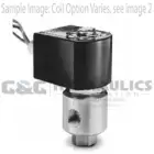 02F30C1106AAFOS05 Parker Gold Ring 3 Way Normally Closed 1/8" NPT Direct Acting Brass Solenoid Valve 110/50 120/60 VAC Spade