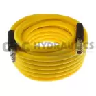 YB4050Y15X Coilhose Yellow Belly PVC Hybrid Hose, 1/4 ID x 50', 1/4" MPT, Industrial Couplings UPC # 029292112963
