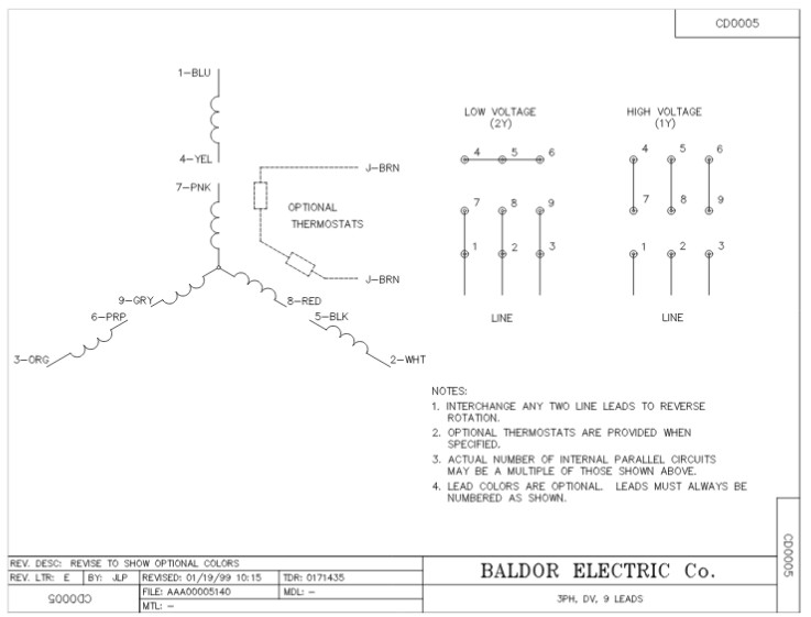 Baldor 5hp Single Phase Motor Wiring Diagram