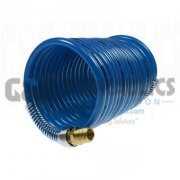 S38-17A Coilhose Stowaway Nylon Coil, 3/8" x 17', 3/8" NPT Rigid & Swivel Fittings, Blue UPC # 029292286633