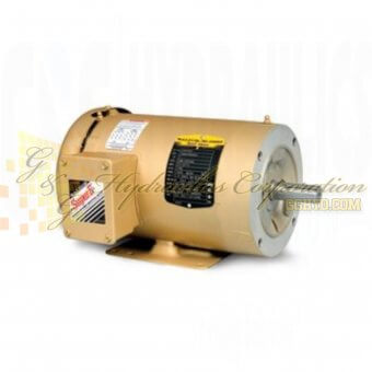 CEM3546T-5 Baldor Three Phase, Totally Enclosed, C-Face, Foot Mounted 1HP, 1760RPM, 143TC Frame UPC #781568542002