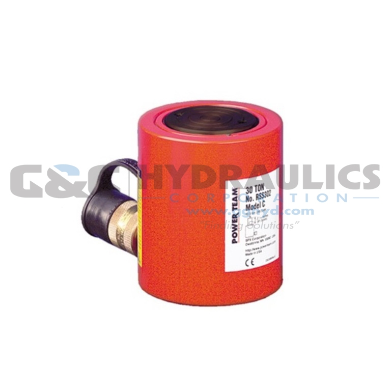 RSS1002 SPX Power Team Cylinder, 100 Ton, 2-1/4" Stroke UPC #662536003537