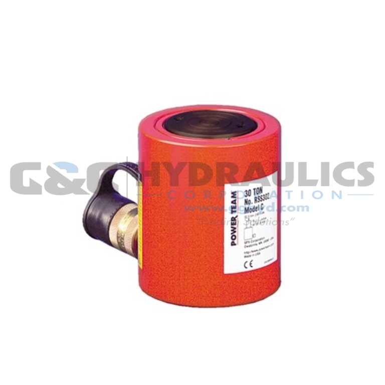 RSS1002D SPX Power Team Cylinder, 100 Ton, 1-1/2" Stroke UPC #662536003544
