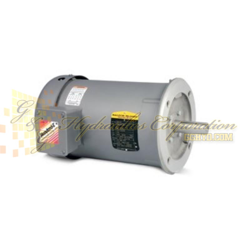 VM3537 Baldor Three Phase, Totally Enclosed, C-Face, Footless 1/2HP, 3450RPM, 56C Frame UPC #781568109540