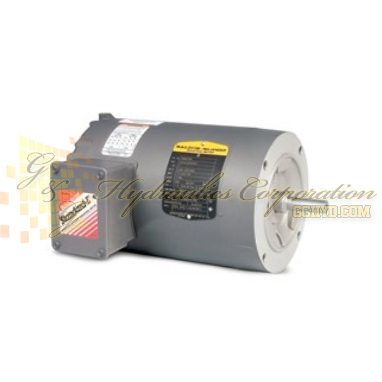 VNM3537 Baldor Three Phase, Totally Enclosed, C-Face, Footless 1/2HP, 3450RPM, 56C Frame UPC #781568452745