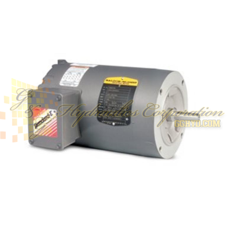 VNM3542 Baldor Three Phase, Totally Enclosed, C-Face, Footless 3/4HP, 1725RPM, 56C Frame UPC #781568109601